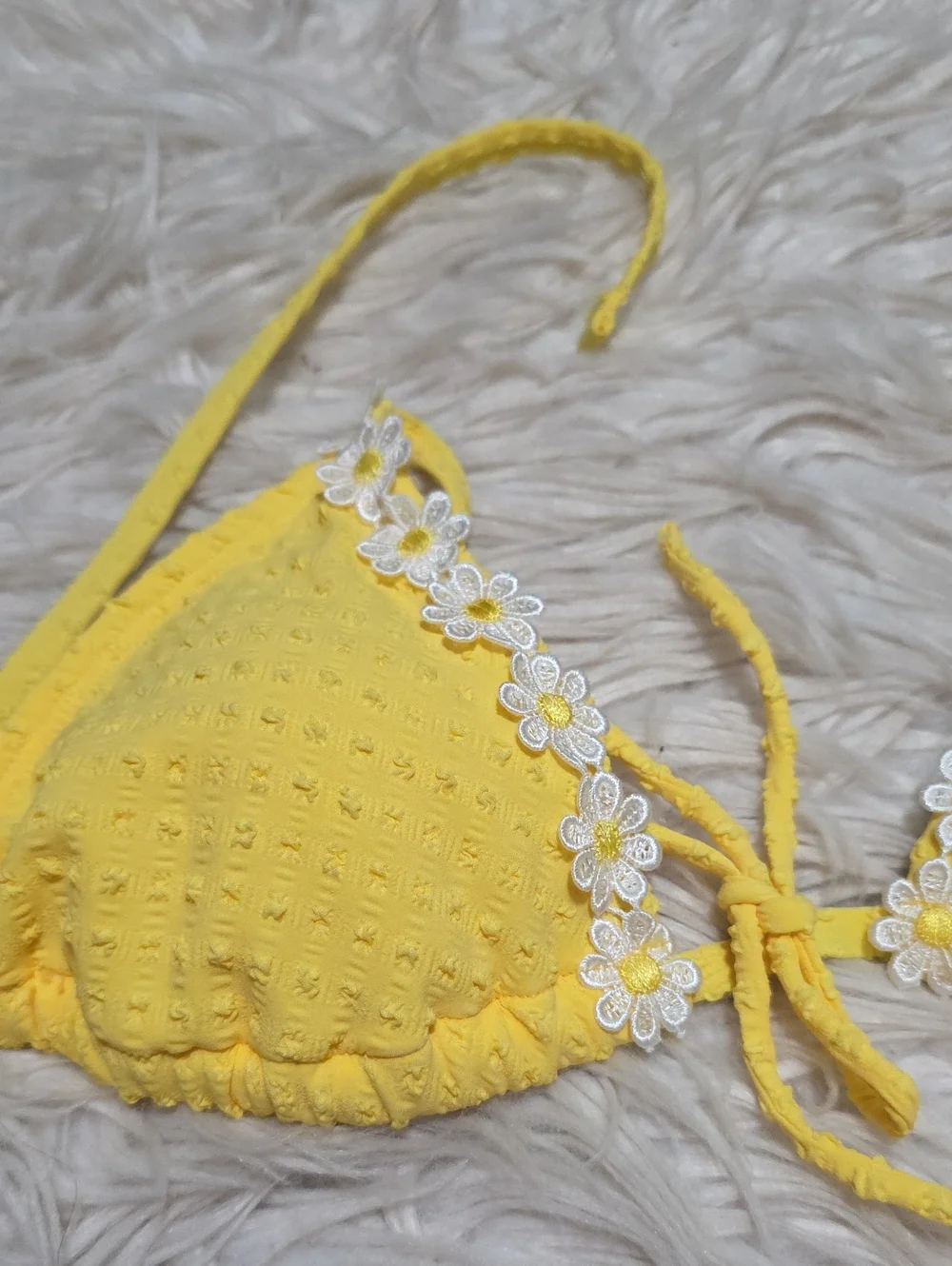 NWT Wild Fable Seersucker Daisy Bikini Set- XS Or 0/2.